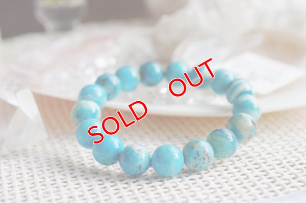 画像4: 【現品　高品質】ブルーオパール　12mmブレスレット