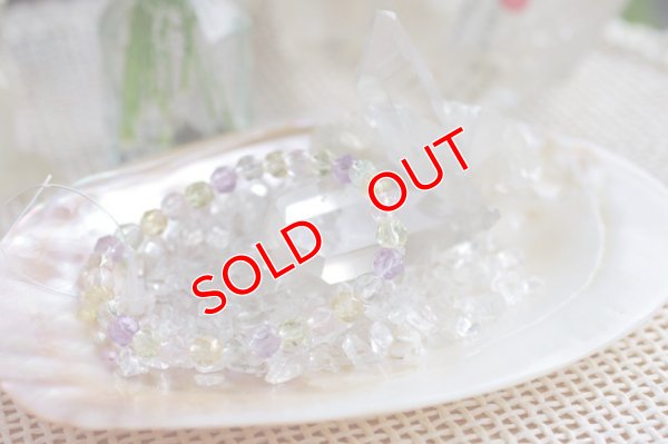 画像6: MIXクォーツ　カットブレスレット　6mm