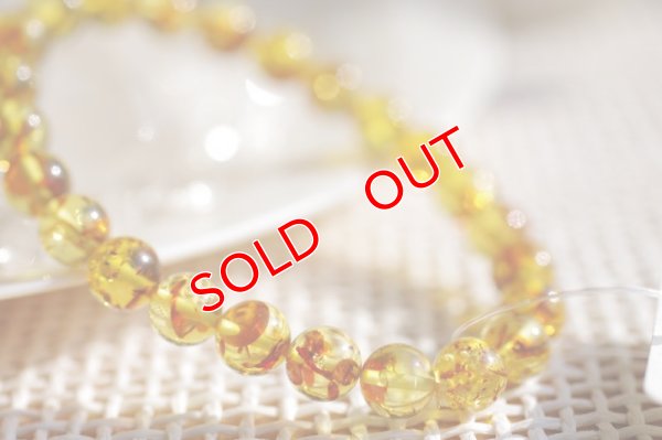 画像3: 最高品質：天然琥珀　ブレスレット　8mm